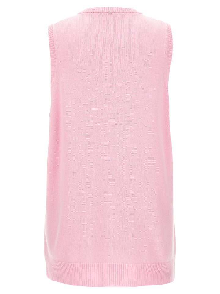 Sportmax Gimmy Gilet - Rosa | 63ff1a7c65a56eb4d54787b5b4f842a926ffe2f9