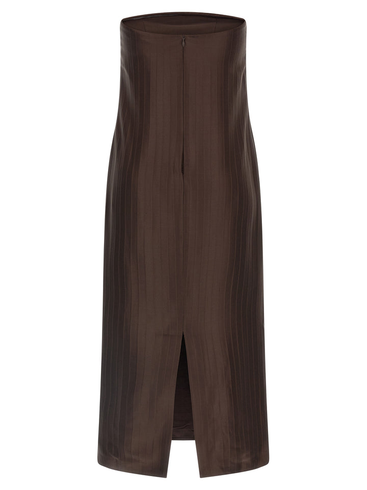 Loulou De Saison Giulia Abiti - Marrone | a193477c256a027a8d3cf84aa448bcfc2705a3a3