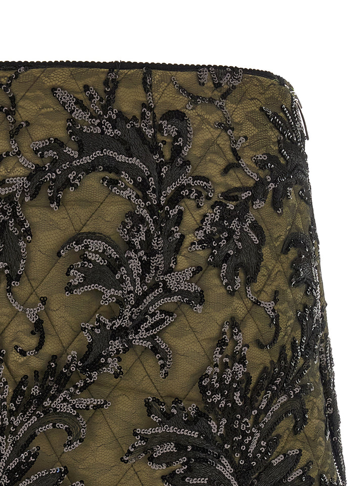 Le Twins Giulia Gonne - Verde | bdb1e36b60c4ebcab5a463501208015bd73143e2