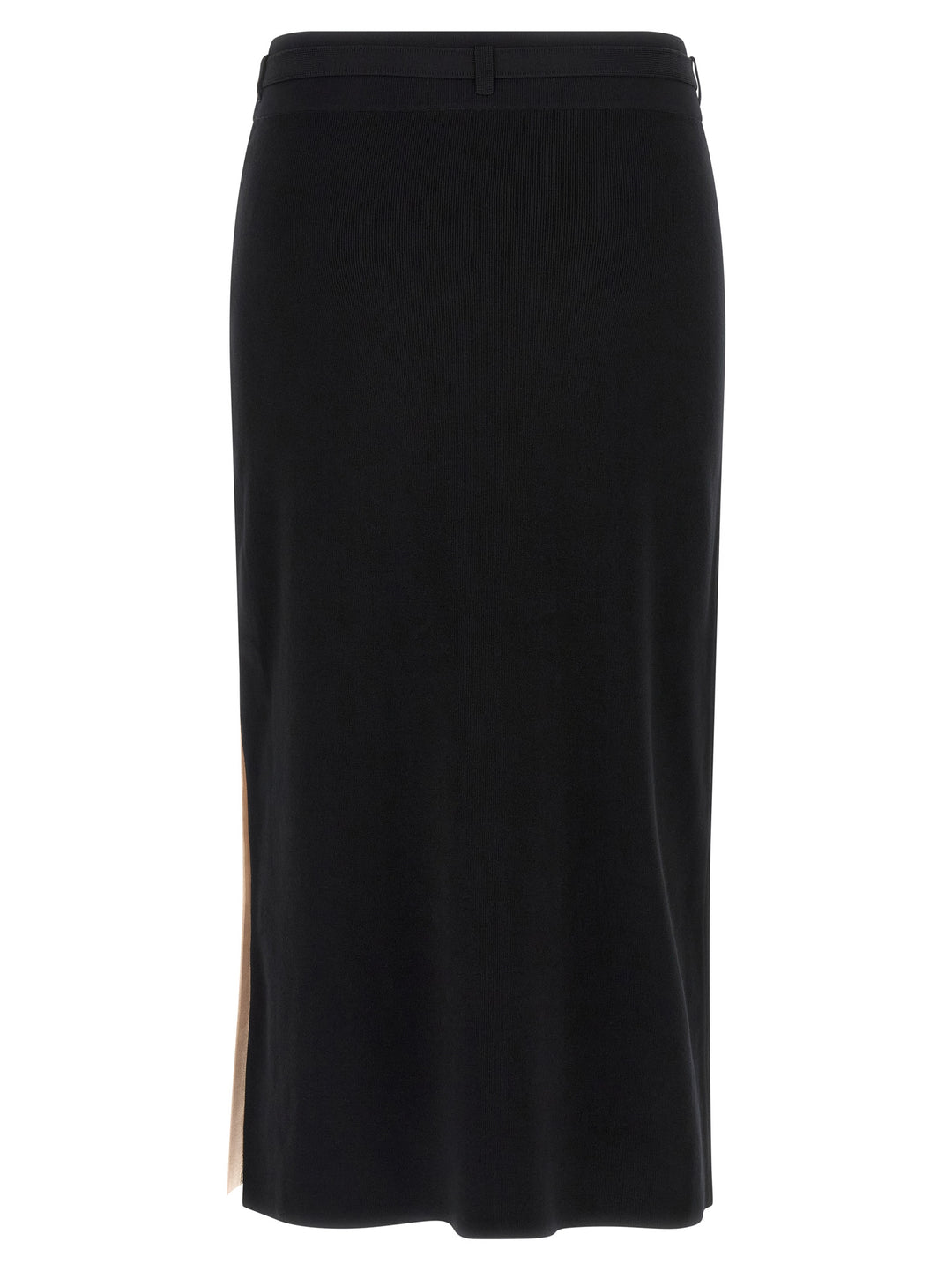 Elisabetta Franchi Side Band Skirt Gonne - Nero | 37291c42f21ae638aaf5fd2e63d44238ffaec0f2