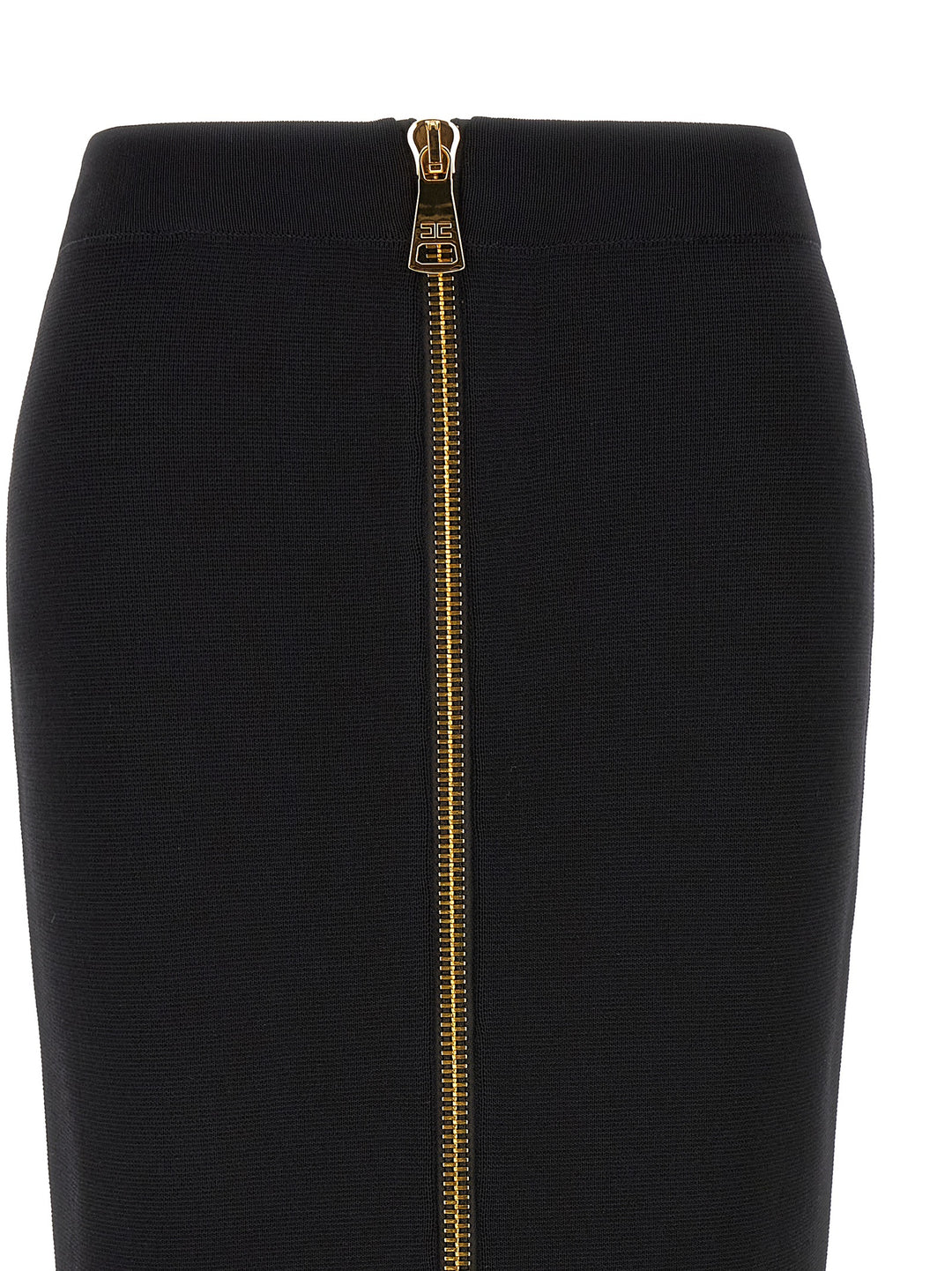 Elisabetta Franchi Zip Skirt Gonne - Nero | bcb92d6ec12f2555591e69ee8146c461e028c69a