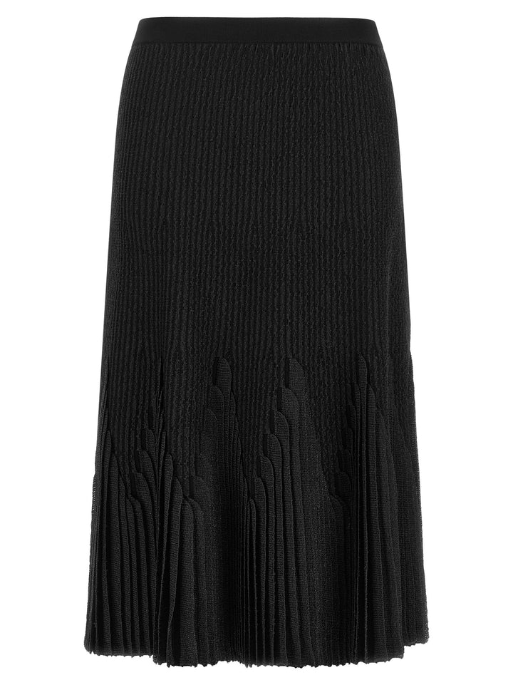 Elisabetta Franchi Ruffled Skirt Gonne - Nero | a468cd97526ba1149f162d2e5d63bf199dd7c6fc