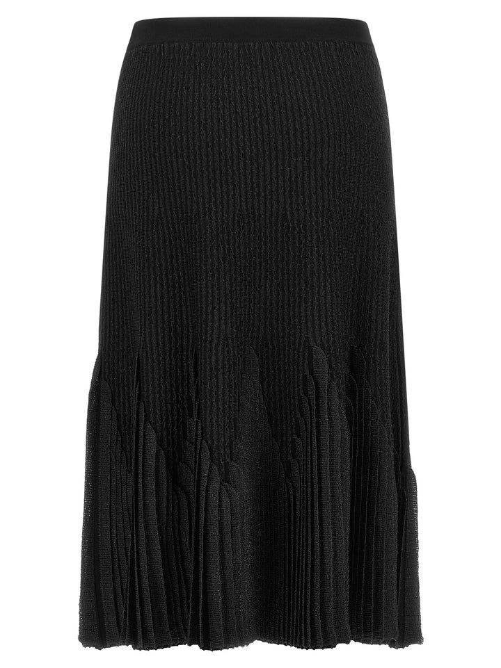 Elisabetta Franchi Ruffled Skirt Gonne - Nero | 4278e6d044a7c8ccde6551ba2be2b2202f81595b