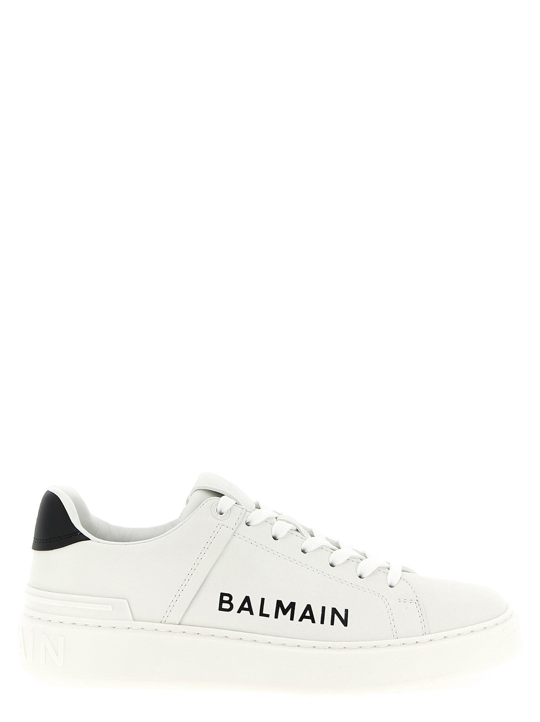 Balmain B-Court Sneakers - Bianco/Nero | a1ec855ed20ac5b8e00e009389108c4be0fadeea