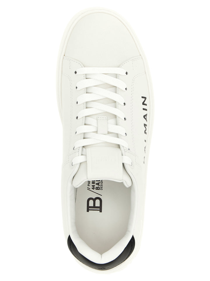 Balmain B-Court Sneakers - Bianco/Nero | a75250deebb4f48b482bb92bf6261c5cd933474d