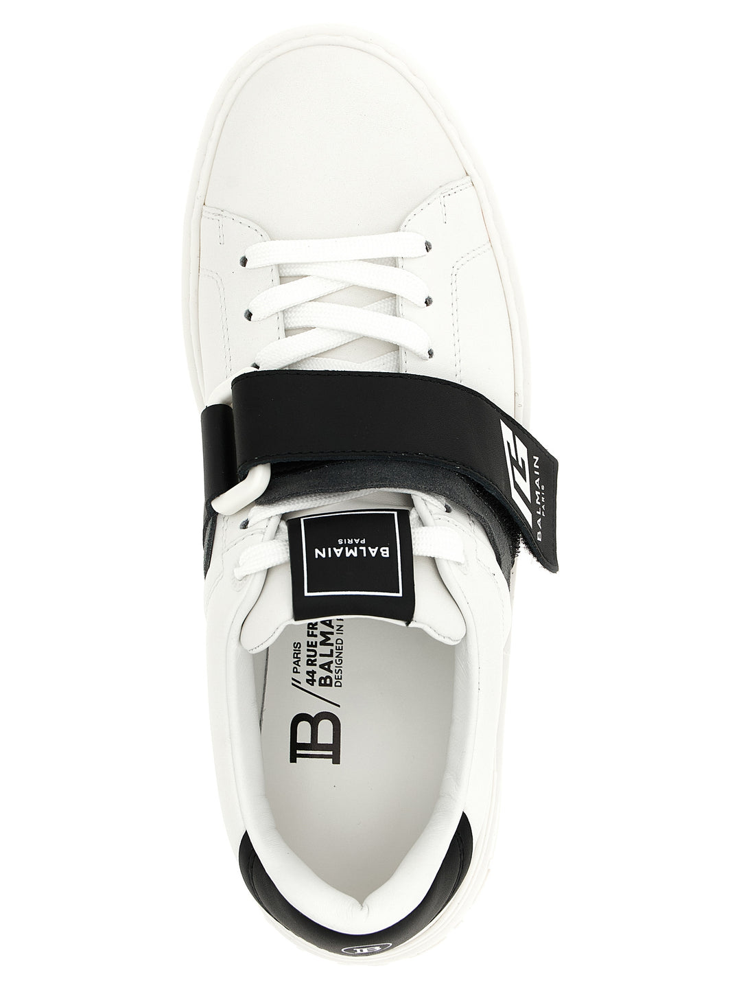 Balmain B-Court Sneakers - Bianco/Nero | 91f2685eac2fccd285974ab73d09e808168aebcf