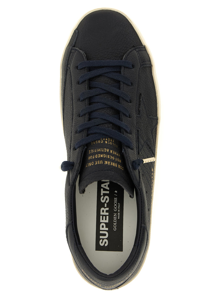 Golden Goose Super-Star Sneakers - Blu | 12e5302676d7f7ae877556f1dd8b051266603e4f