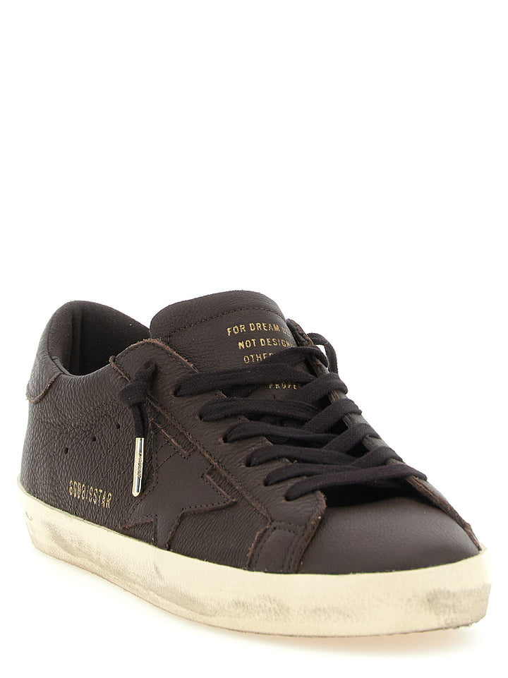 Golden Goose Super-Star Sneakers - Marrone | 656f7e80db8e40457c73156fe0644cbd7b57d5ca