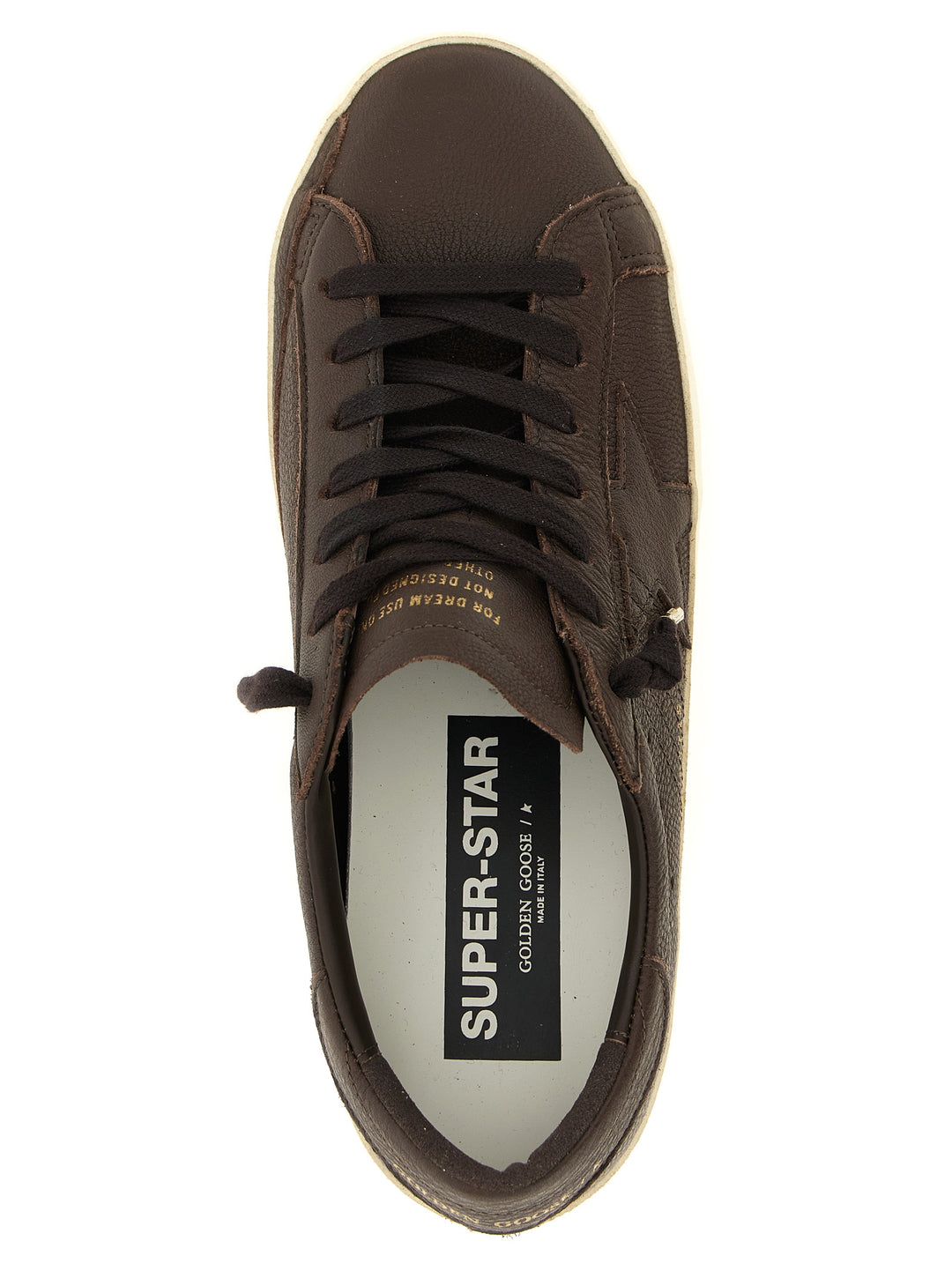 Golden Goose Super-Star Sneakers - Marrone | d5210492aa91cc67e79931d3d11e5f5a9cb00448