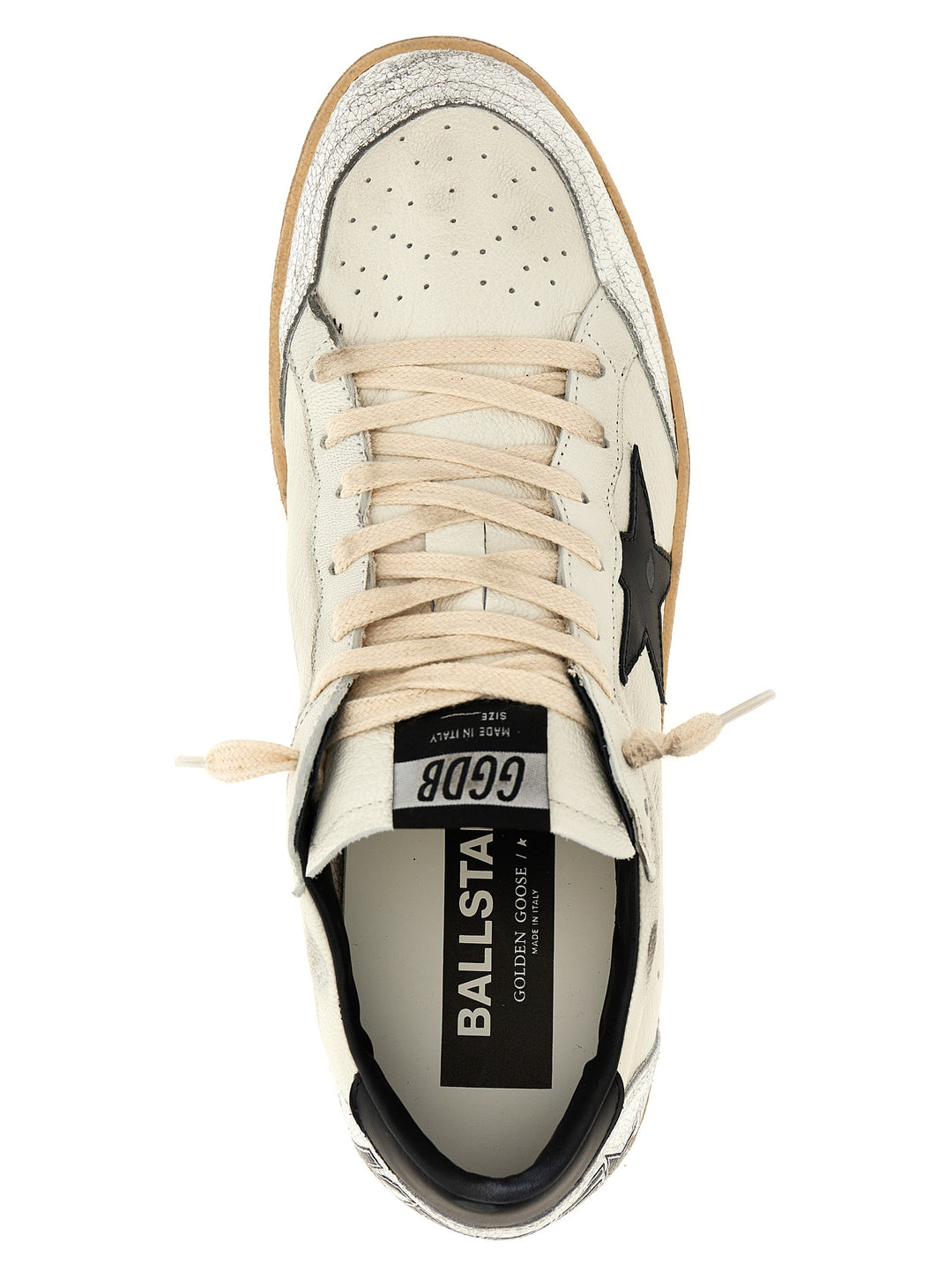 Golden Goose Ball Star Sneakers - Bianco/Nero | ac70c37b0398ba505342b4697550a3f79eb544bd