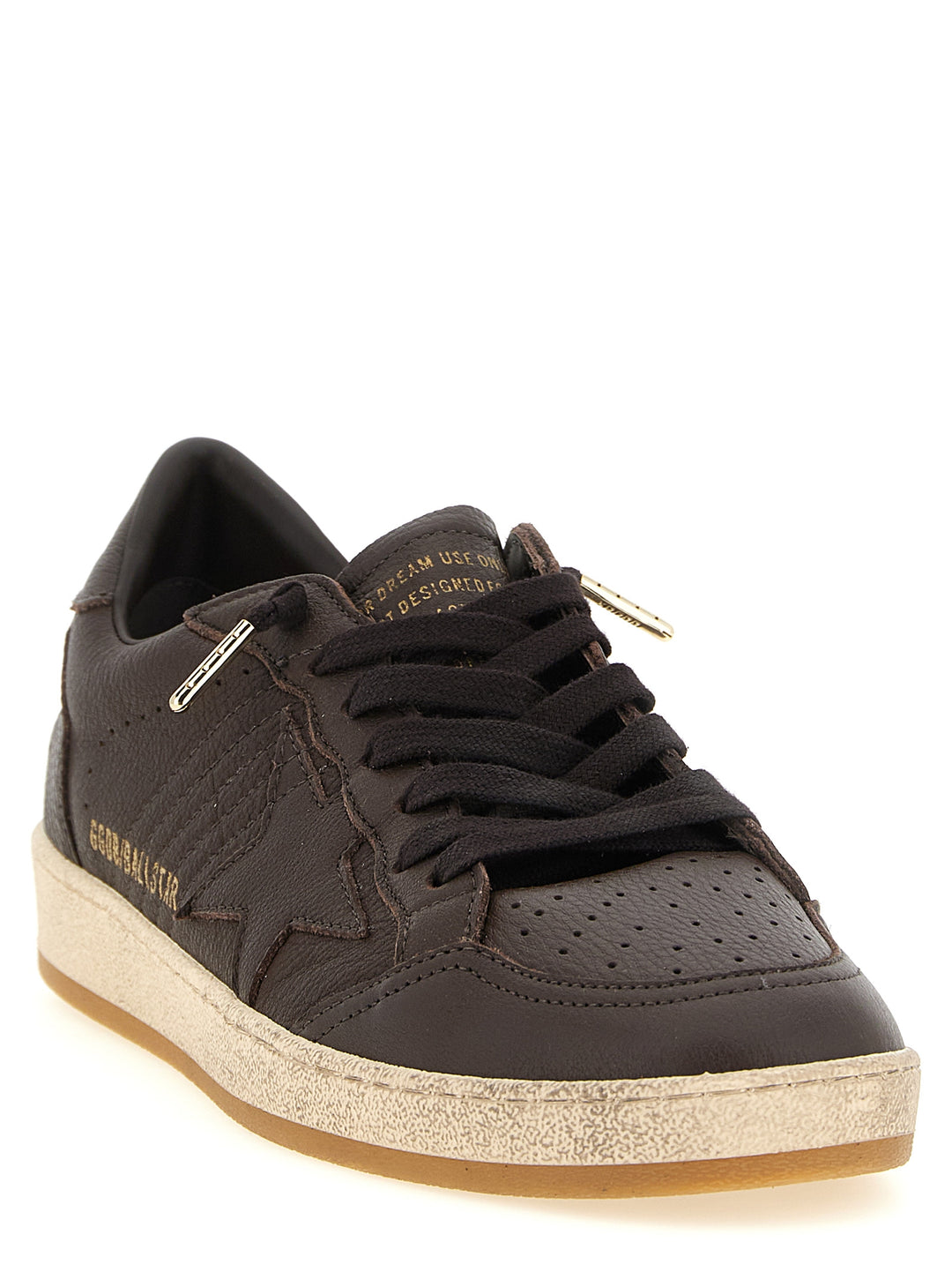 Golden Goose Ball Star Sneakers - Marrone | 7ec11fcfe5040b8ff5a4013cea291fd67249a32c