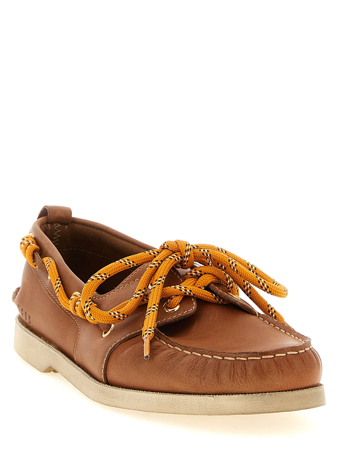 Golden Goose Leather Boat Shoe Mocassini - Marrone | d8d8e8205b0bb5b6888cf948c85b773c3de28794