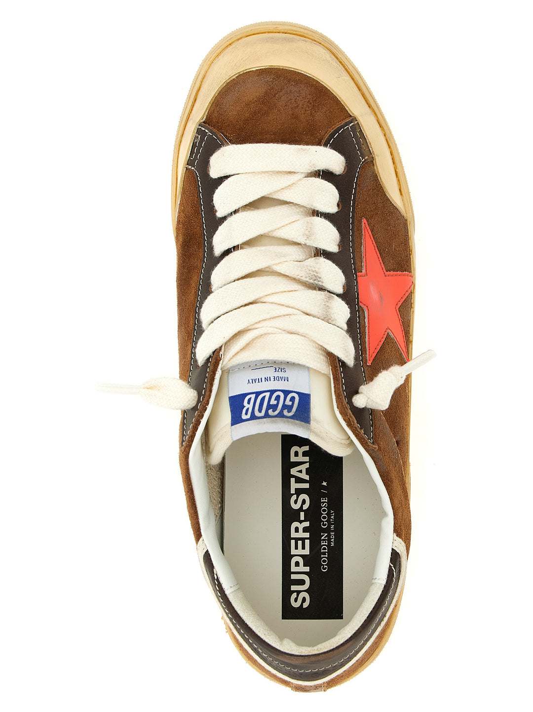 Golden Goose Super Star Sneakers - Marrone | b0cfa37f7c12f68d1b2002642be37c79e99aee56