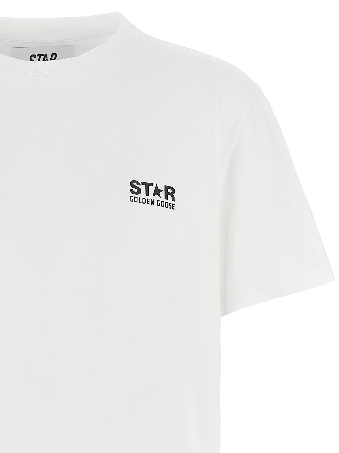 Golden Goose Logo T shirt - Bianco/Nero | 10b4fe7396305ee58875273f7b1862b2c7633466