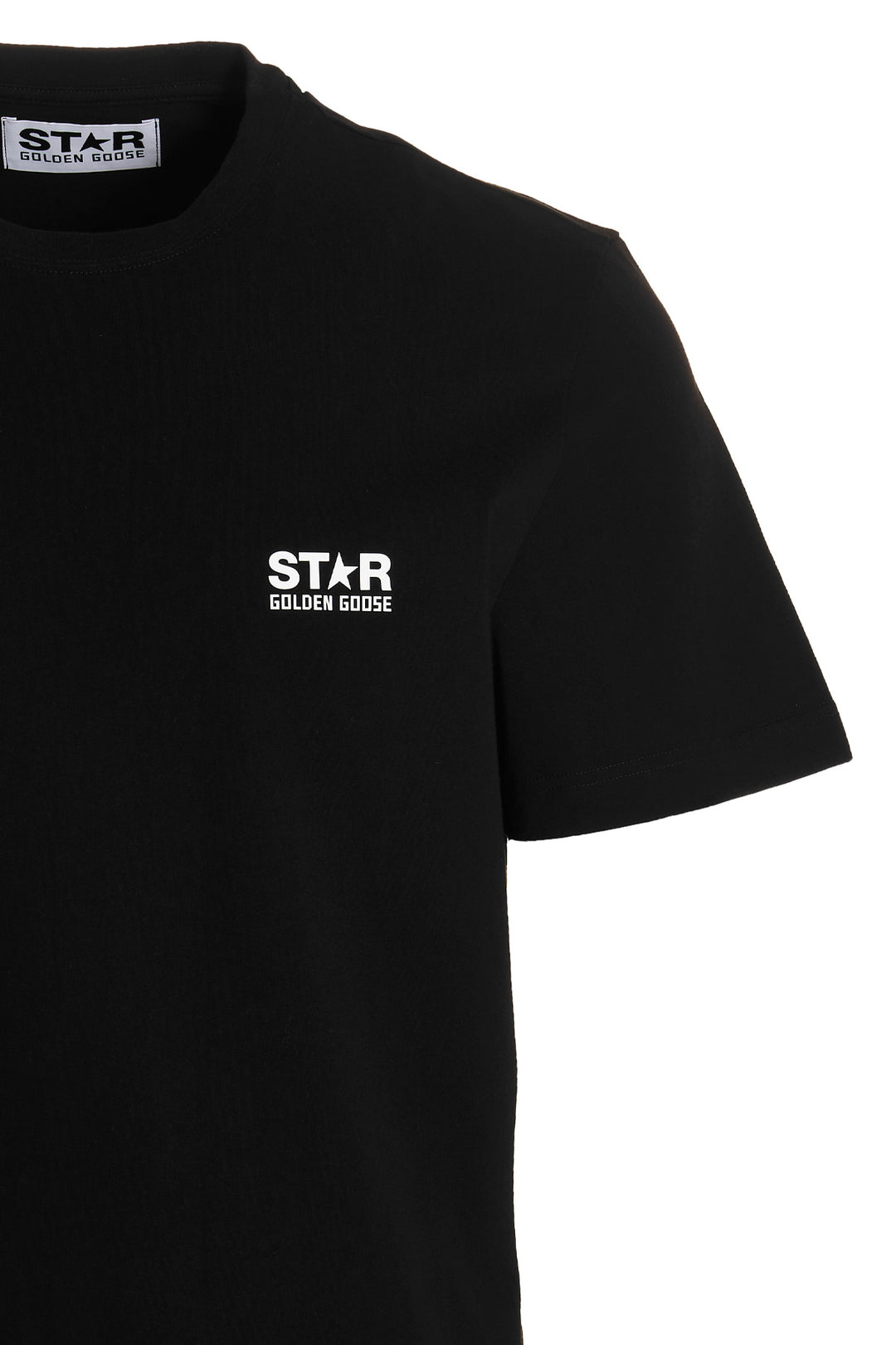 Golden Goose Star T shirt - Bianco/Nero | f8e1c85cc299f0cfcc574b9aa50fa38c2b666421