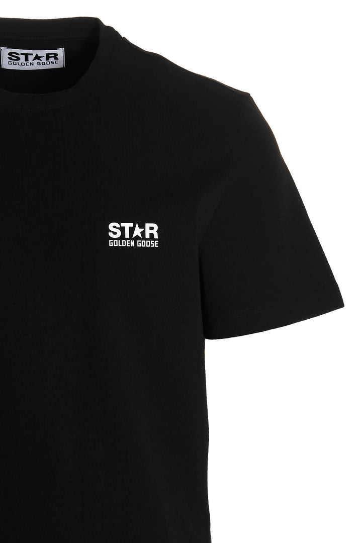 Golden Goose Star T shirt - Bianco/Nero | f8e1c85cc299f0cfcc574b9aa50fa38c2b666421
