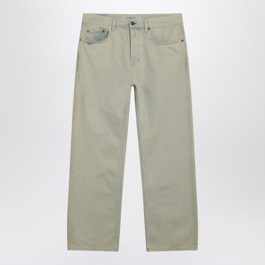 Light Sand Denim Trousers