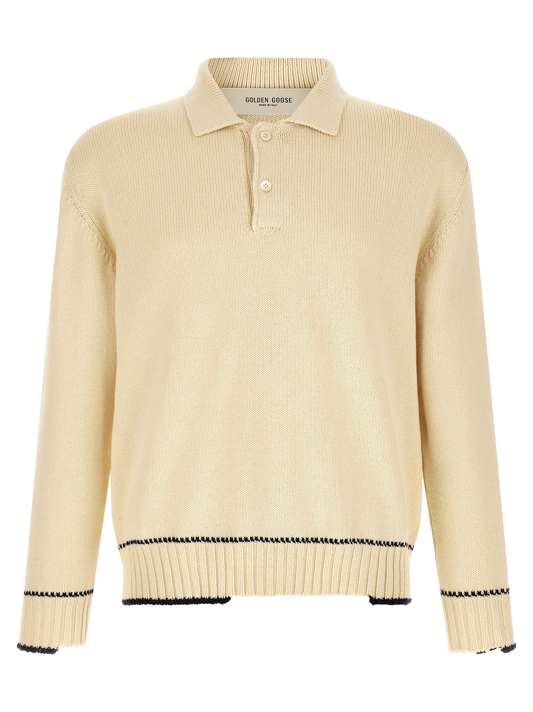 Golden Goose Rindley Polo - Bianco | 22a4b956d960747c06ef535e4fbe7cdd6e042bb6