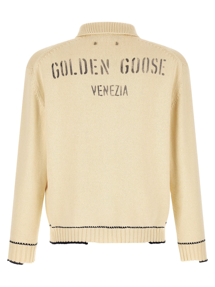 Golden Goose Rindley Polo - Bianco | 93c0f9081090400c2b8dc6ebbfbbc27adaad3151