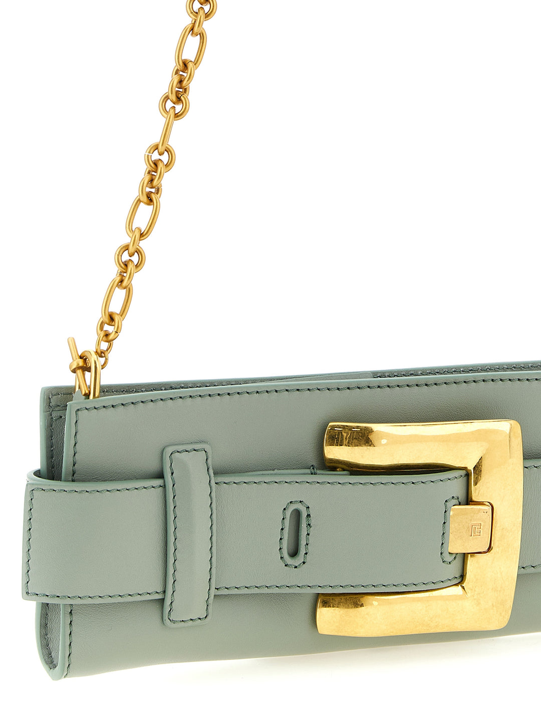 Balmain Anthem Clutch - Verde | c33d52fdd383de02f19c2246a16215dc3b6c04c0