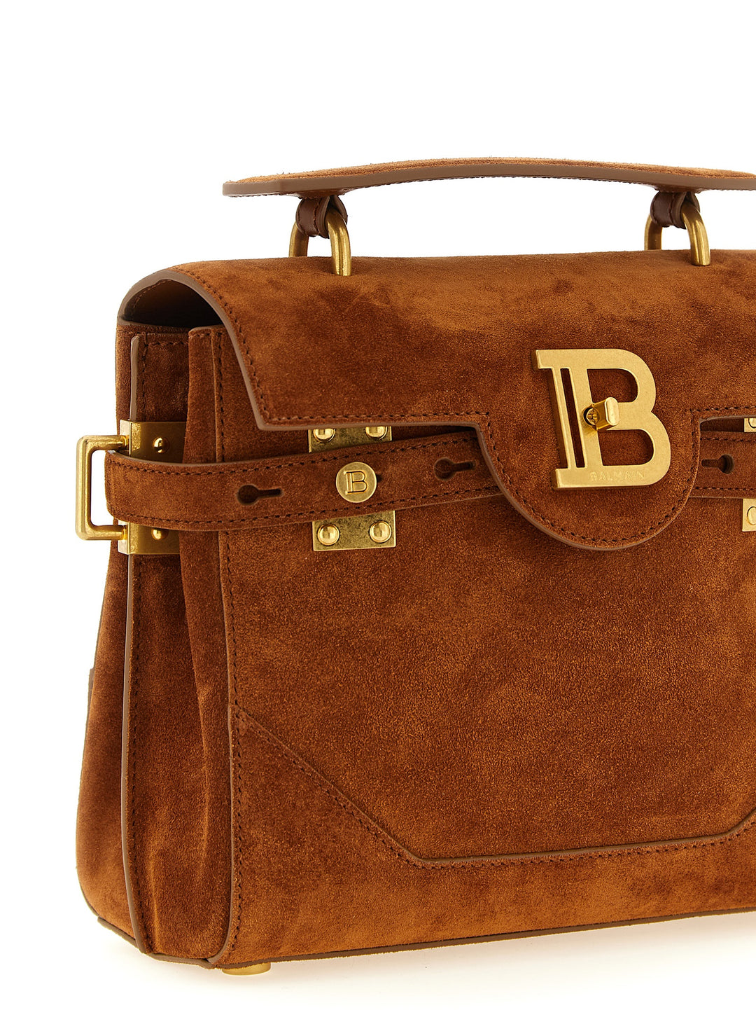 Balmain B-Buzz 23 Borse a Mano - Marrone | e77e5e8a9c83e9af53d55e49d9fd2e02155ee324