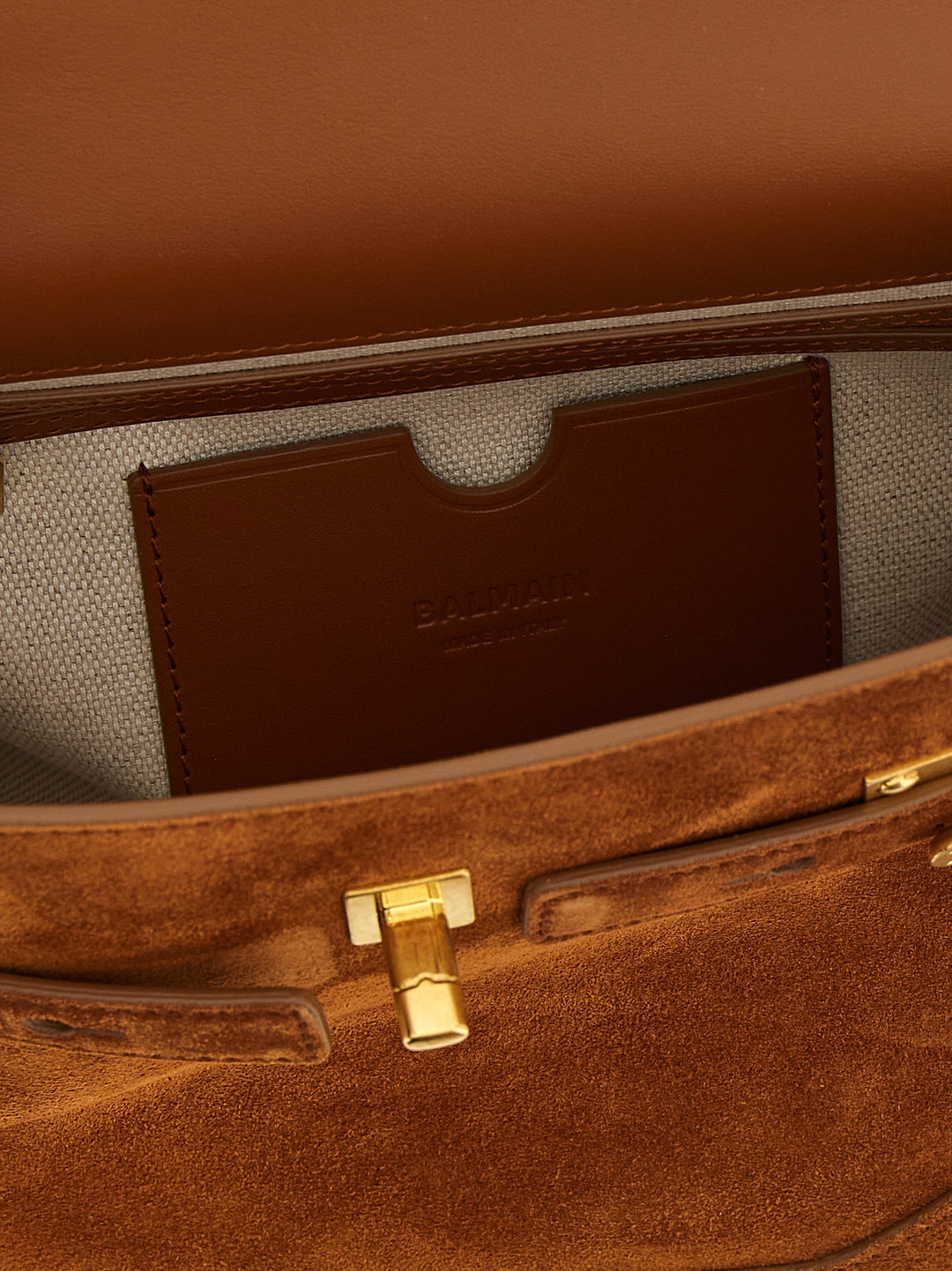 Balmain B-Buzz 23 Borse a Mano - Marrone | 5438a02b066a2b4088cbaf5015d61fcd53f1ead9