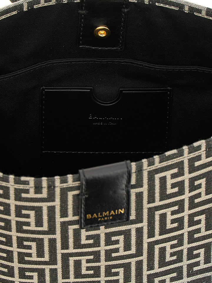 Balmain Release Tote - Bianco/Nero | b3acc525684a91858ba95551594f175db243d855