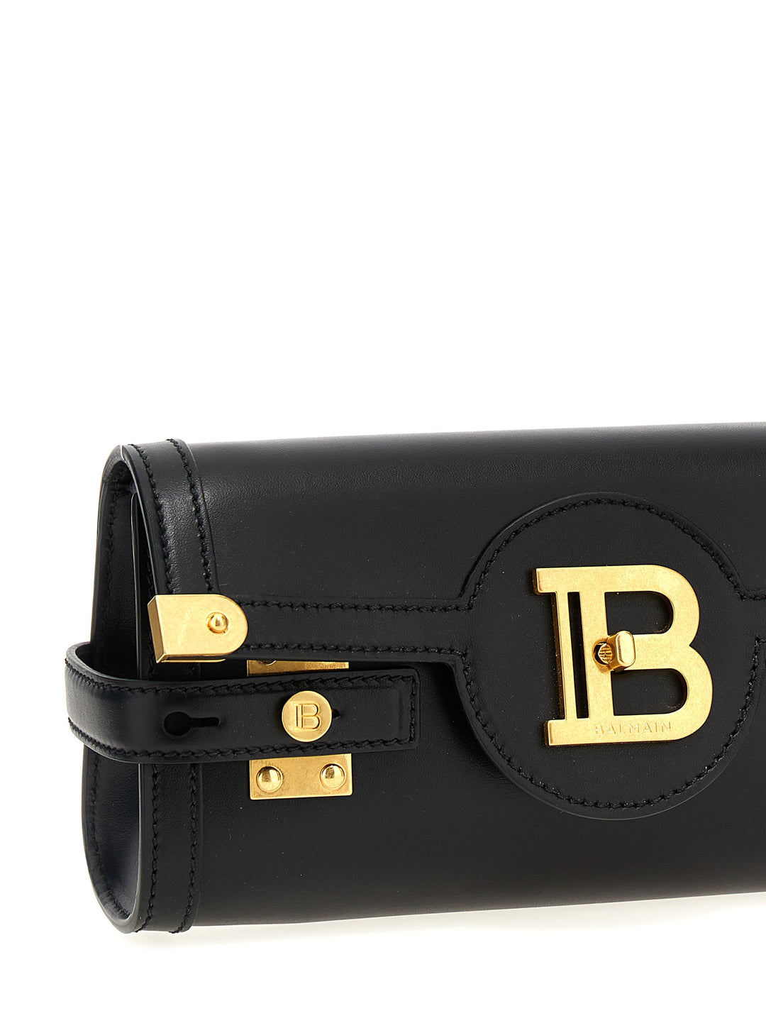 Balmain B-Buzz Clutch - Nero | 02934fd3efc9787fb0c8983bc31ab809f82d9708