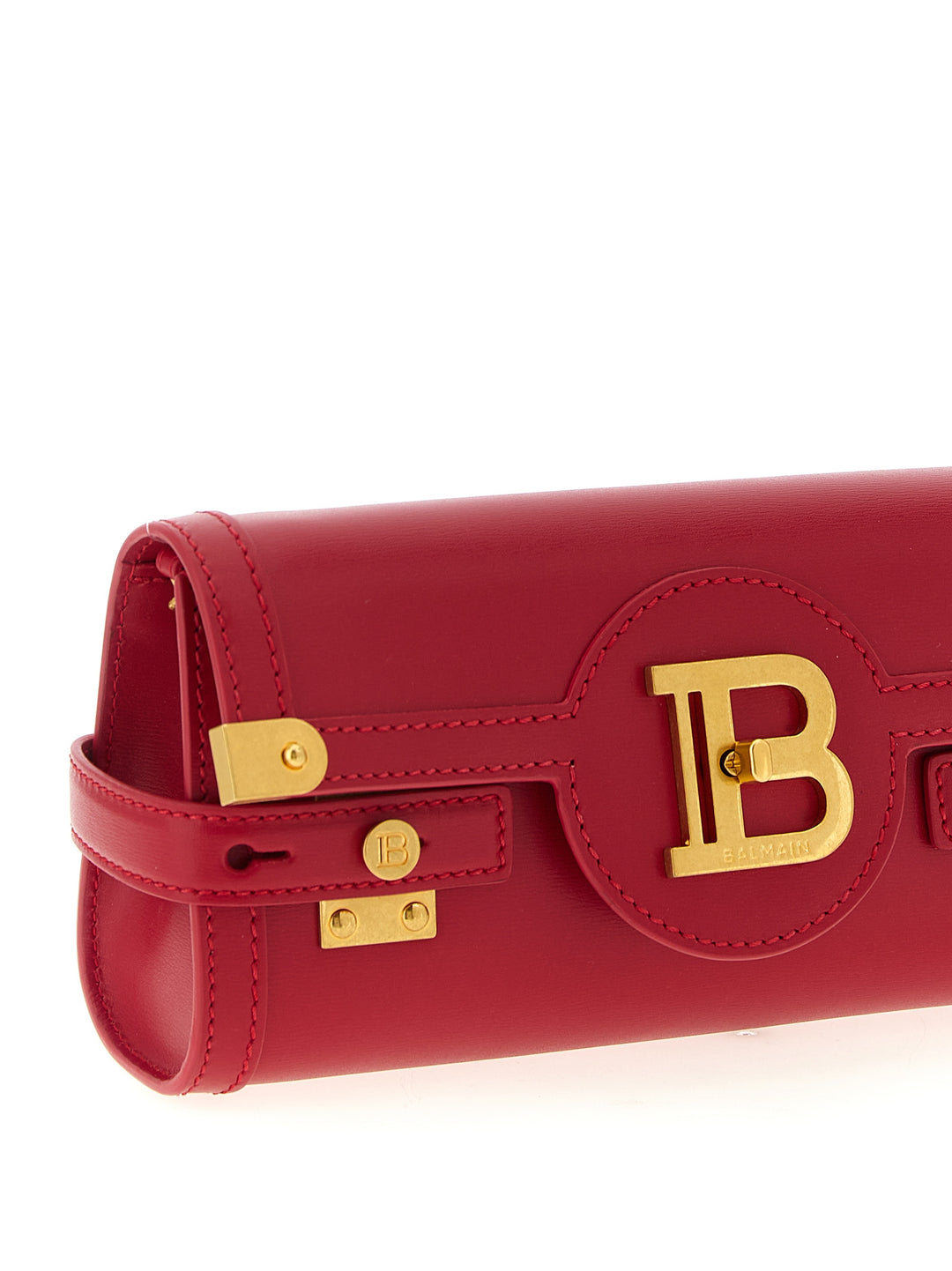 Balmain B-Buzz 23 Clutch - Fucsia | da43d4ddd9a02f873bd8171910dc0577c3b64ff7
