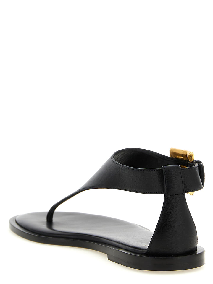 Balmain Anthem Sandali - Nero | 45989ba04e0e5492002132893fc4eb02070dc251