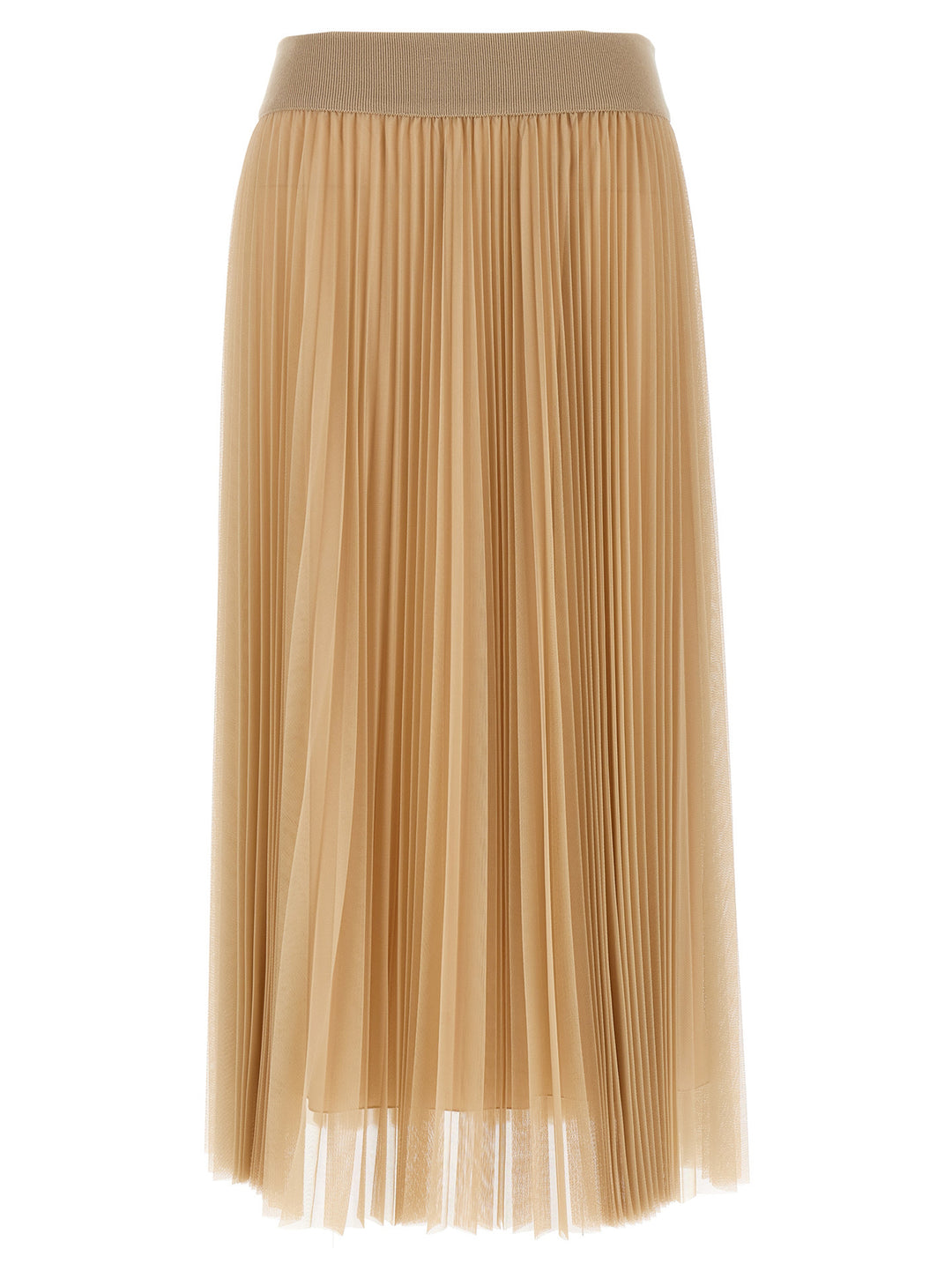 Fabiana Filippi Pleated Skirt Gonne - Beige | 72ed4d93e1c02311a2cb0085042d8e877e8bb472