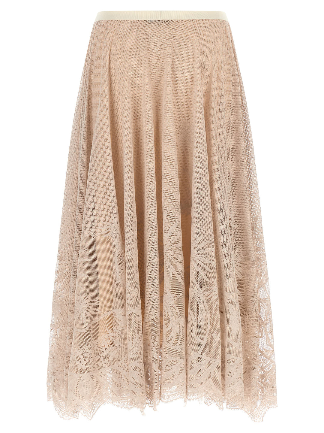 Fabiana Filippi Jacquard Lace Skirt Gonne - Rosa | da8b1bade59e482fb0465df6059c562806d0b4d0