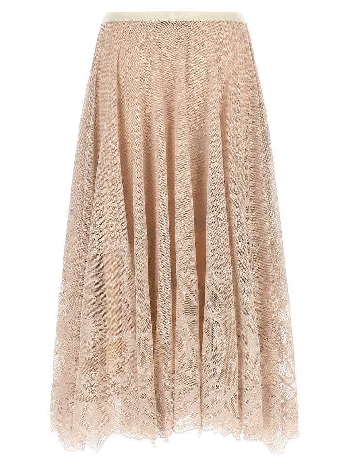 Fabiana Filippi Jacquard Lace Skirt Gonne - Rosa | da8b1bade59e482fb0465df6059c562806d0b4d0