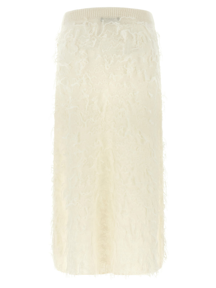 Fabiana Filippi Gauze Skirt Gonne - Bianco | 00f6aeb8e55934b9a3ed1f1b123678be57aad882