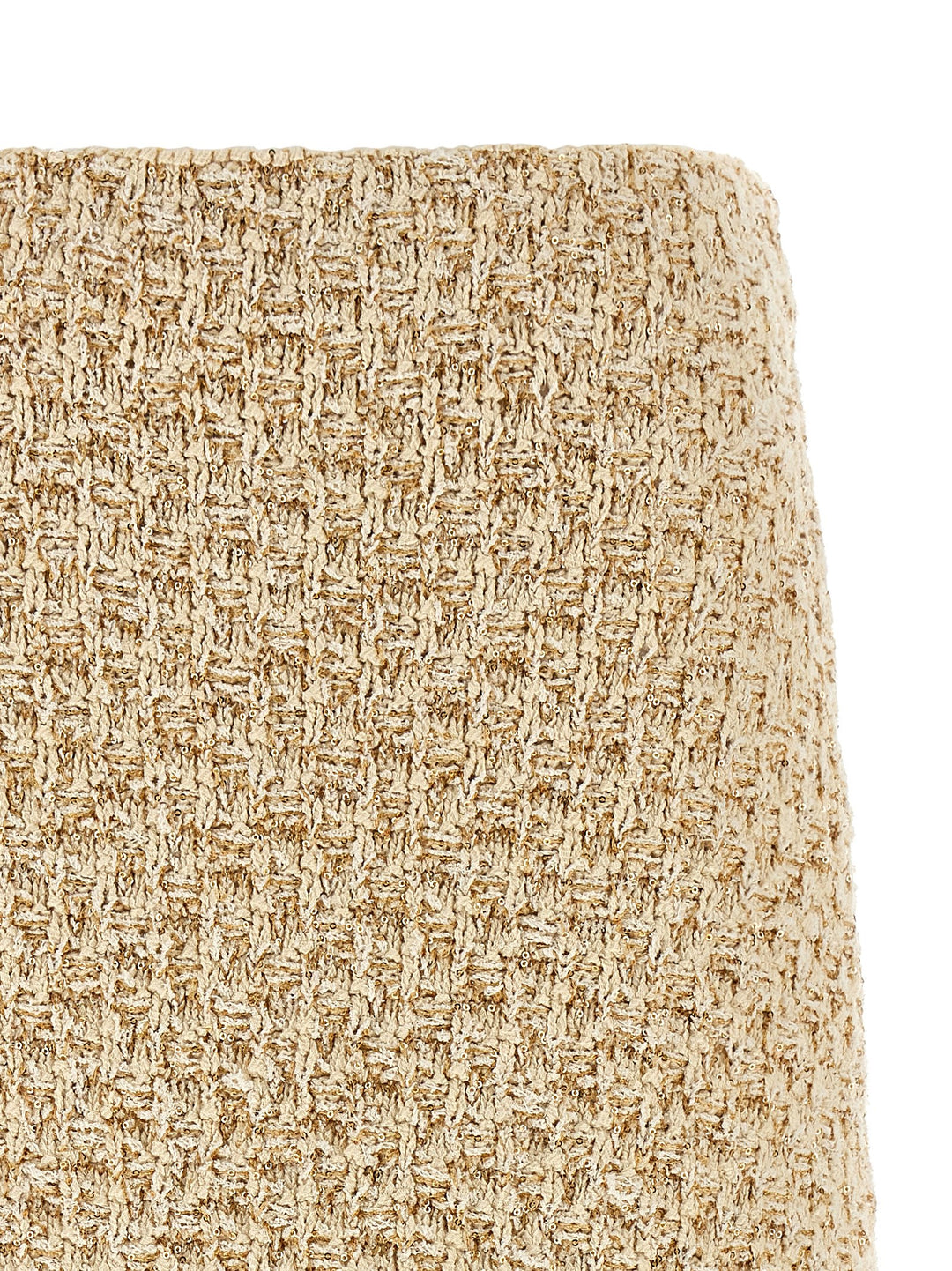 Fabiana Filippi Denim-Effect Tweed Skirt Gonne - Oro | 45a11007e797c4417737ca7eafa60c532d29de1b