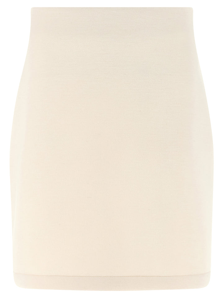Fabiana Filippi Cashmere Scuba Skirt Gonne - Beige | fa1bc2168133d273f32284287af8faeba35dbddd