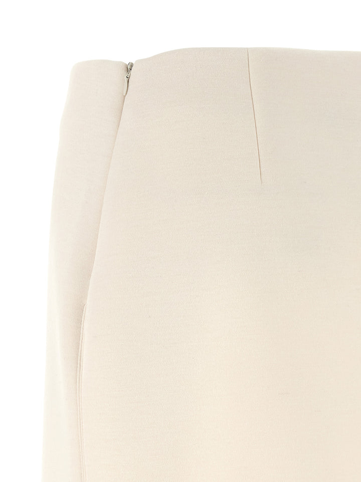 Fabiana Filippi Cashmere Scuba Skirt Gonne - Beige | be5a3a0200208d7a0400c3c373ee5cf5dcd8a743