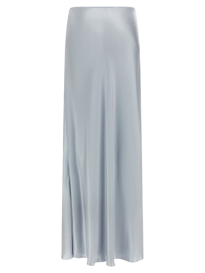 Fabiana Filippi Satin Skirt Gonne - Celeste | b792a910f4acced553cfc396f32ec47ce5386702