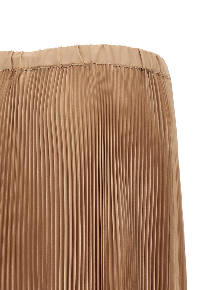 Fabiana Filippi Pleated Skirt Gonne - Beige | e313732677eca272f5e92da24f502edfa404e6d4
