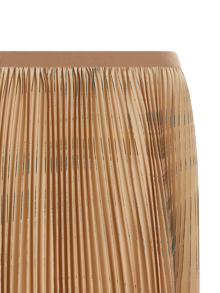 Fabiana Filippi Pleated Skirt Gonne - Beige | cb1c5a016ca36c361ec87e032a5db9906e9f7e93
