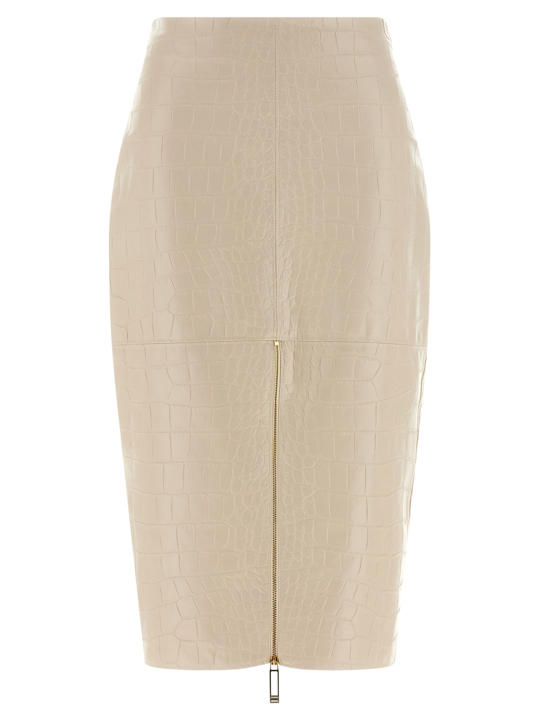 Elisabetta Franchi Longuette Skirt Gonne - Bianco | 9913f8815df9a136dc004152d05f08dff6d1c182