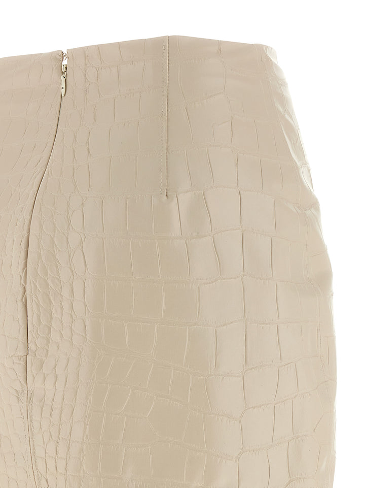 Elisabetta Franchi Longuette Skirt Gonne - Bianco | 3550f48a4562dafb3acad7c126949aa1e897db05