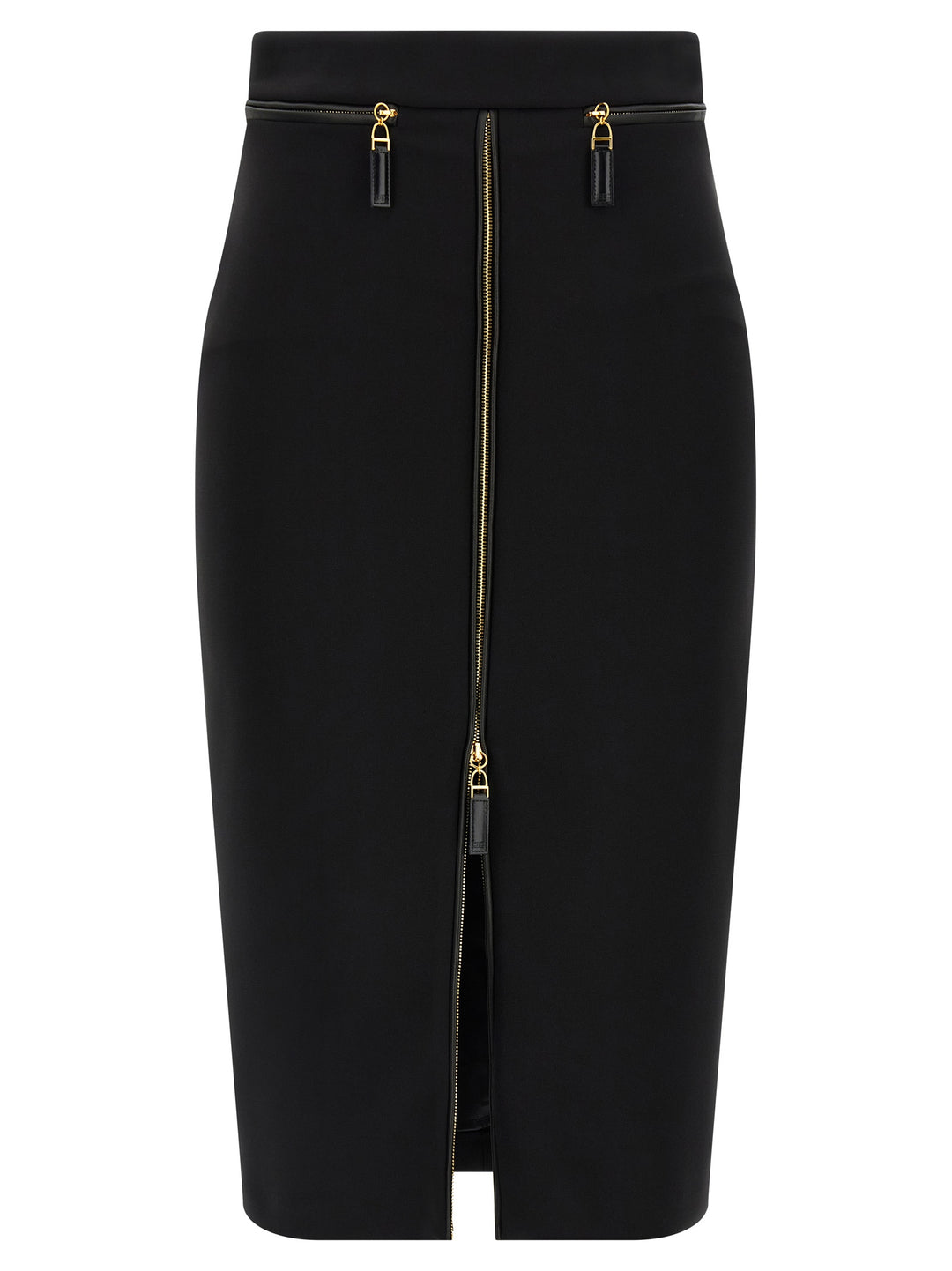 Elisabetta Franchi Zip Skirt Gonne - Nero | c532105e7efaa53af5b0dcad9920659d9c780cc9