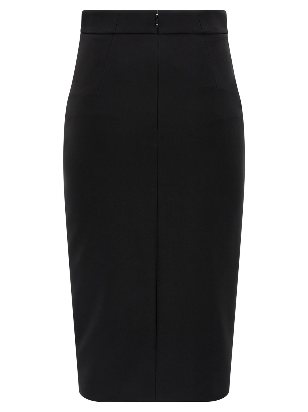 Elisabetta Franchi Zip Skirt Gonne - Nero | 0df2ab812711a11f2251bb8654e891e4c49730cb