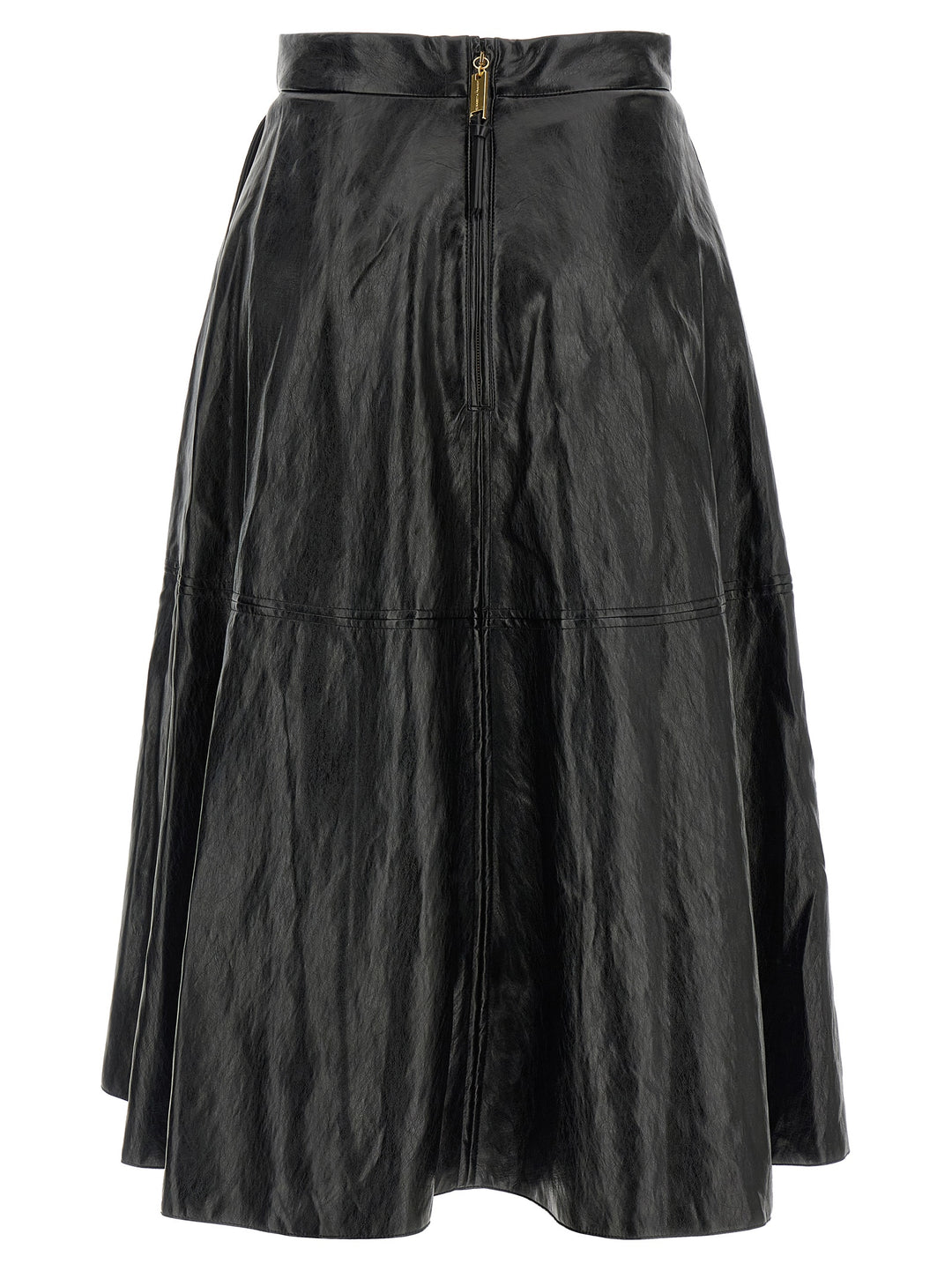 Elisabetta Franchi Craquelé Skirt Gonne - Nero | 2345370dd11cd26881b095a037e4f41bd17ad782