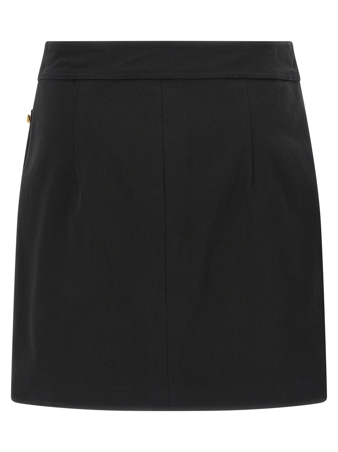 Elisabetta Franchi Jewel Button Skirt Gonne - Nero | 222ab3a96f43beda0483a27ebeebd45ad451e1e2