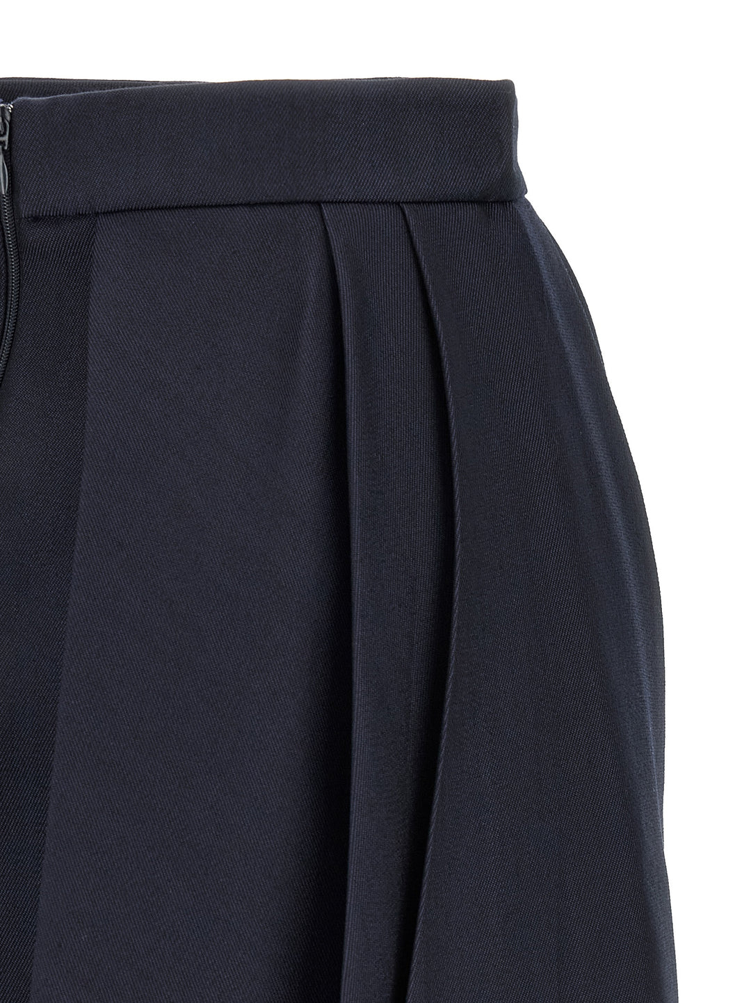 Elisabetta Franchi Fresh Wool Skirt Gonne - Blu | d3097d6d0185f5937fd6ade3ff9de21ec86574d3