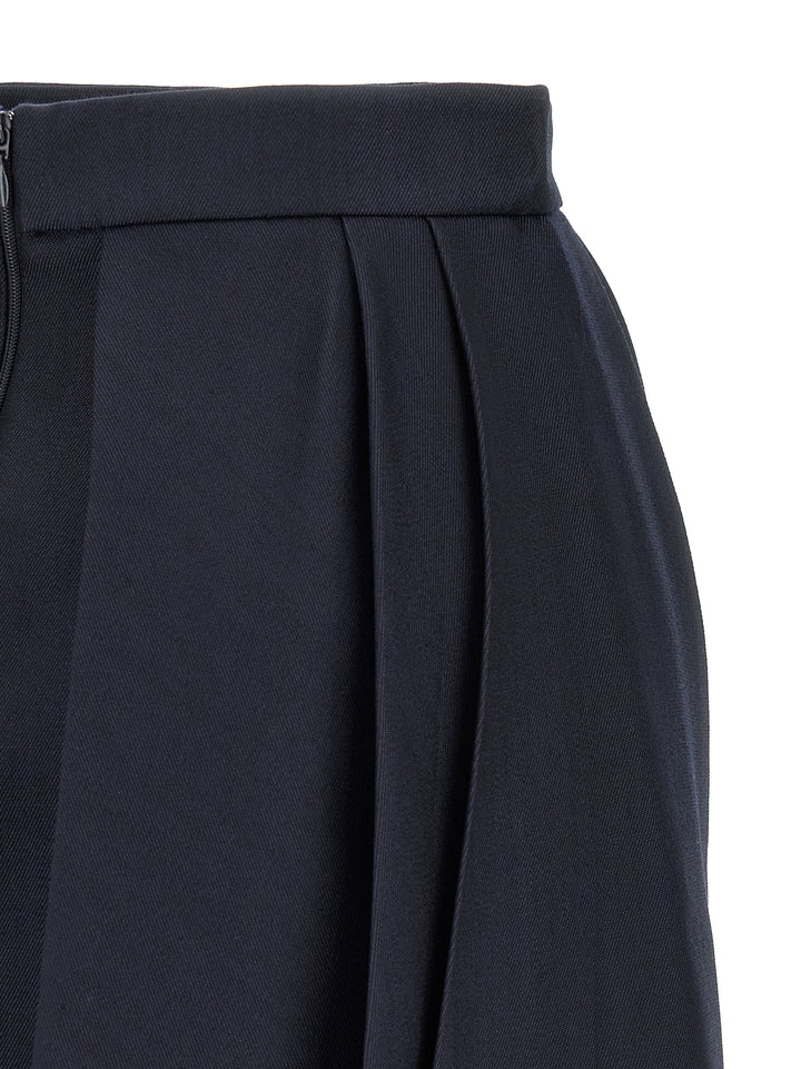 Elisabetta Franchi Fresh Wool Skirt Gonne - Blu | d3097d6d0185f5937fd6ade3ff9de21ec86574d3