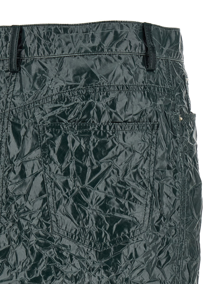 Marni Skirt With A Wrinkled Effect Gonne - Verde | 98468741c06a7ee228085ad1843159bda80aae21