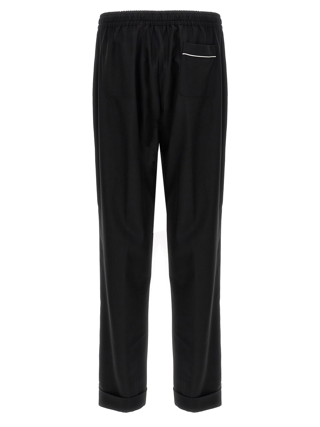 Dolce & Gabbana Contrast Piping Pantaloni - Nero | c8e836042a11ded7a2a1f479f4ee4804cc7280f1
